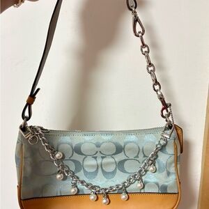 Coach light blue Demi bag